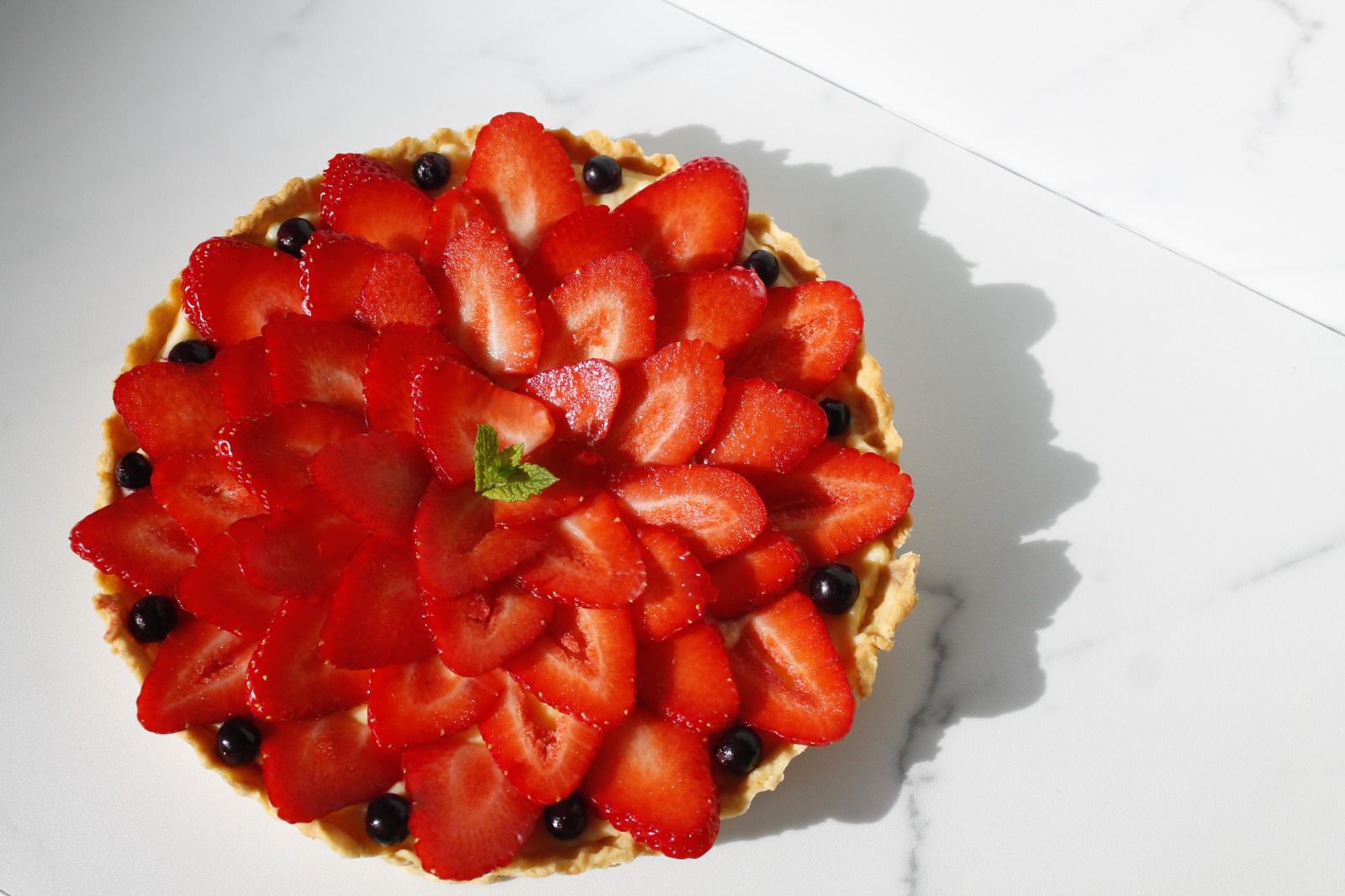 Custard Fruit Pie - Bácús Cafe